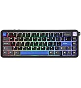 EPOMAKER P65　メカニカルキーボード　カーキ色　ゼブラスイッチ 31ZFwOf1rtL.jpg